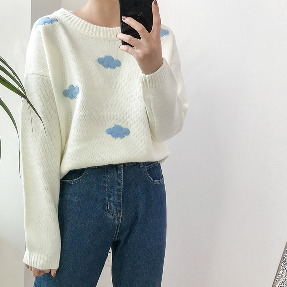 Unisex Knitted Cloud Sweater