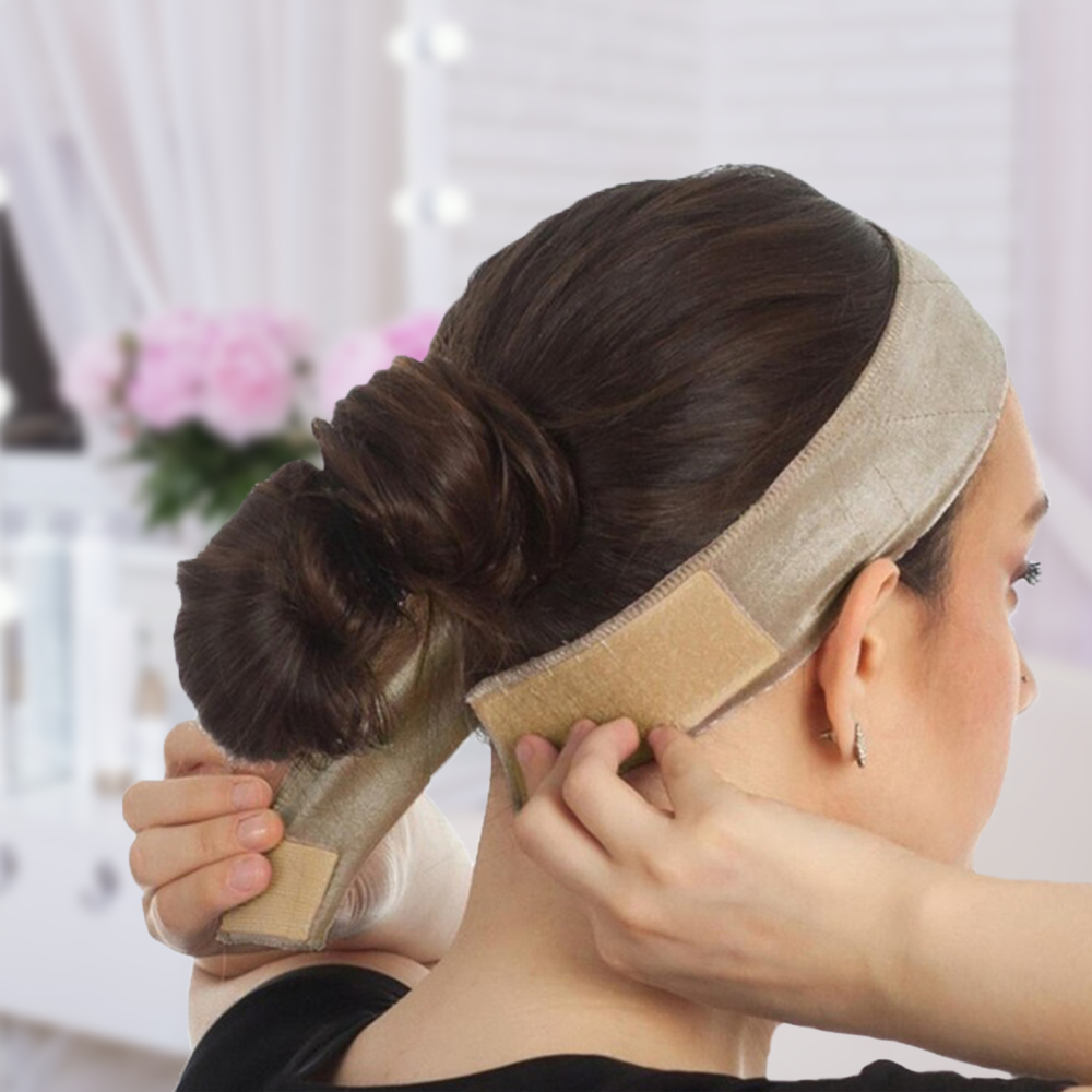 Velvet Wig Grip Band Adjustable Hair Band, Elastic Secure Wig Headband for Comfortable Fit