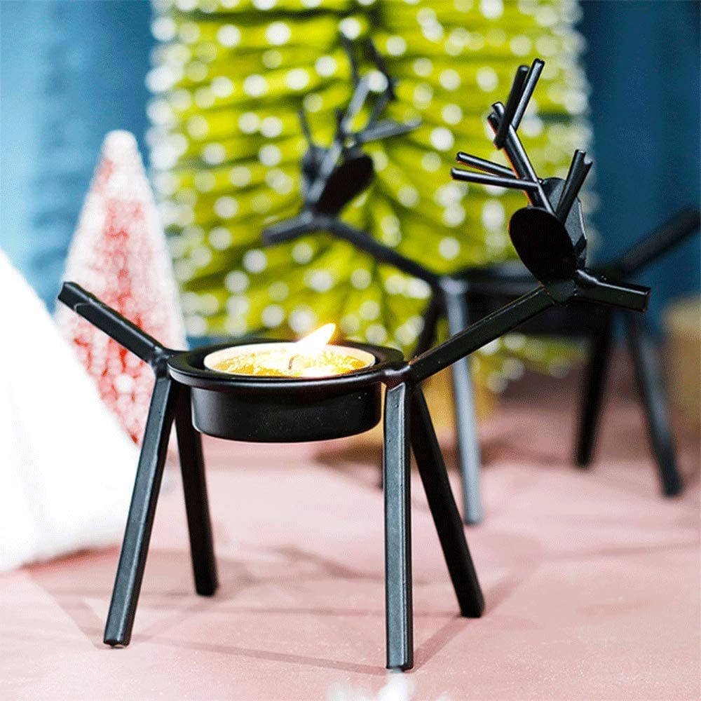 Christmas Reindeer Tea Light Candle Holder