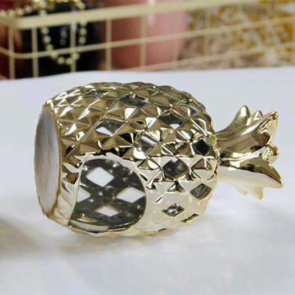 Ceramic Pineapple Candle Holder For Home Décor