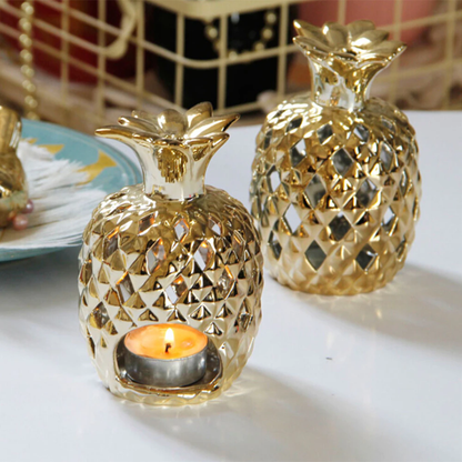 Ceramic Pineapple Candle Holder For Home Décor