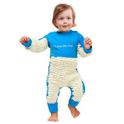 Adorably Funny Baby Mop Romper - Fun & Functional | Perfect Baby Shower Gift
