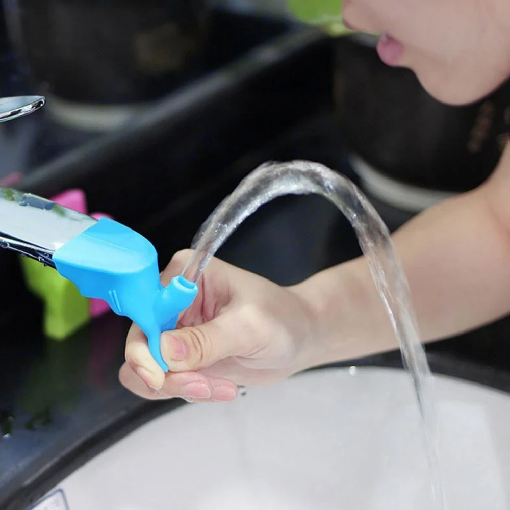 Kids Faucet Extender Soft Silicone Toddler Sink Extender for Easy Hand Washing
