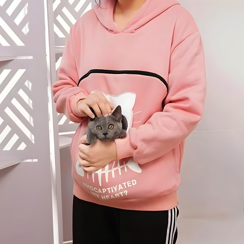 Cat Lover Hoodie Cuddle Pouch - Perfect Pet Gift