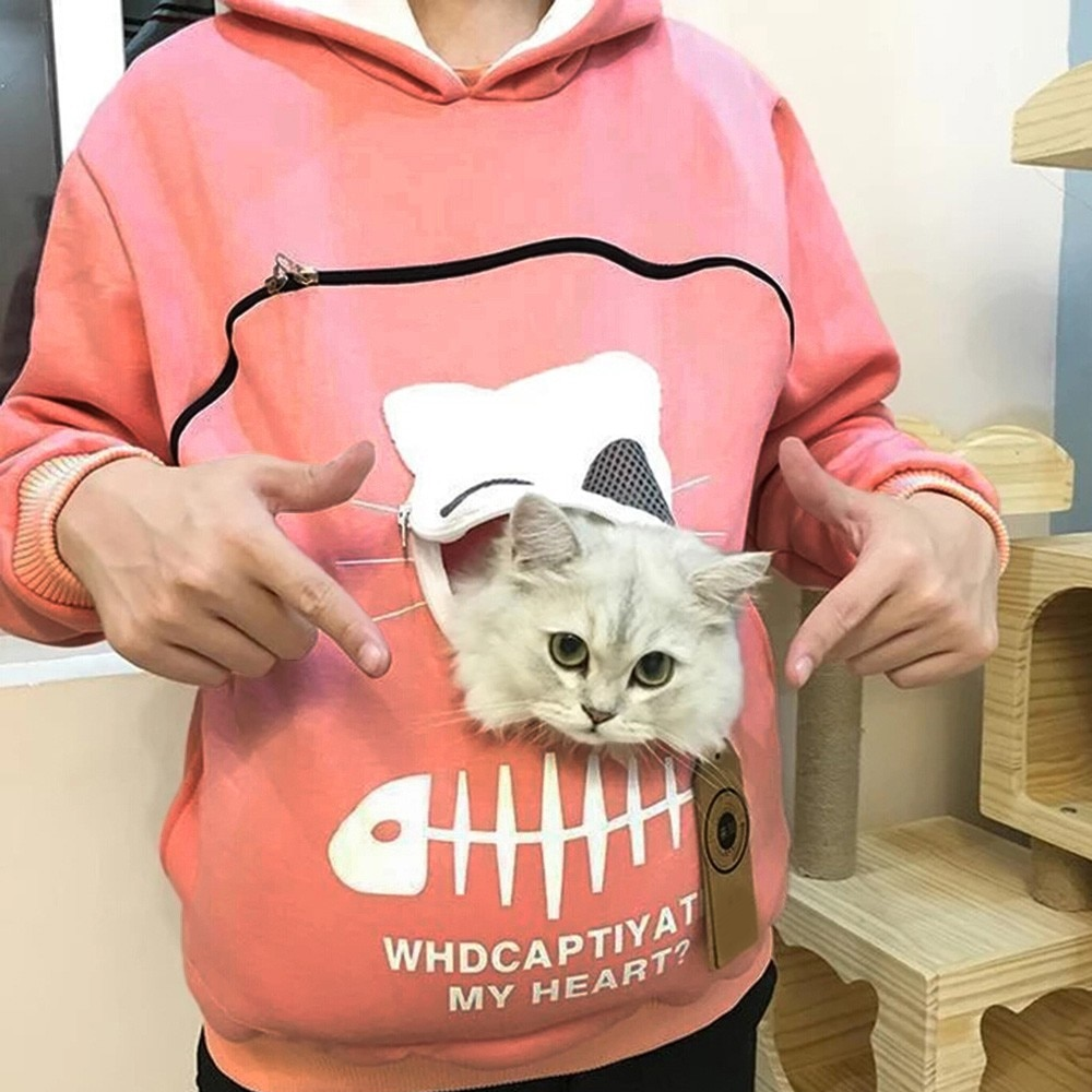 Cat Lover Hoodie Cuddle Pouch - Perfect Pet Gift