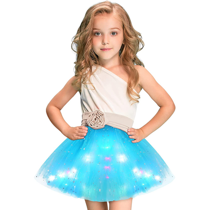 Luminous LED Tutu Skirt - Perfect Light-Up Gift for Kids