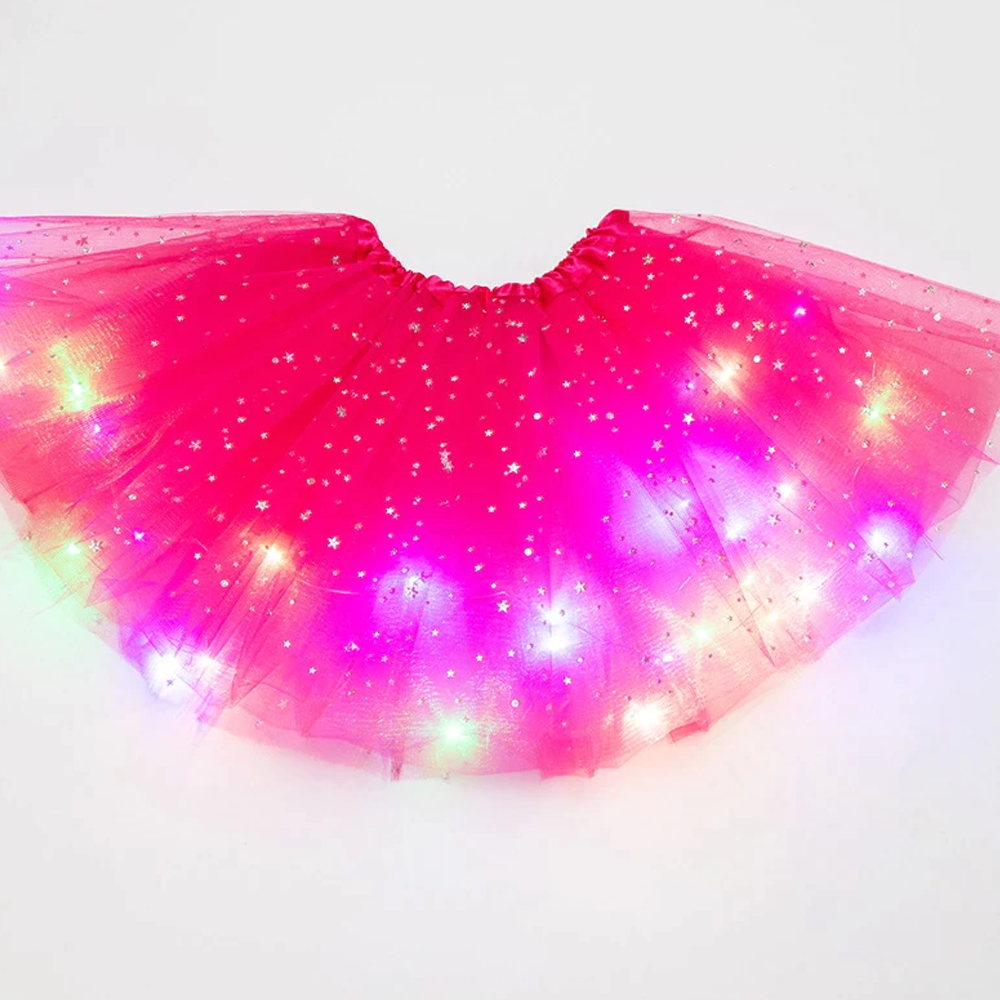 Luminous LED Tutu Skirt - Perfect Light-Up Gift for Kids