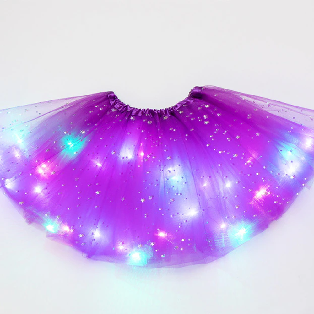 Luminous LED Tutu Skirt - Perfect Light-Up Gift for Kids