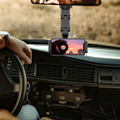 Multifunctional Rearview Mirror Phone Holder