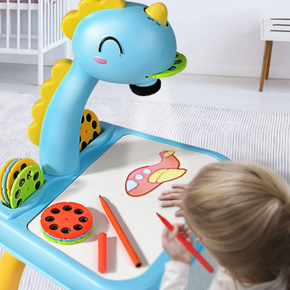 Children LED Projection Learning Drawing Board – Interactive Educational Art Toy & Perfect Gift for Kids