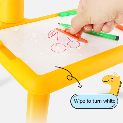 Children LED Projection Learning Drawing Board – Interactive Educational Art Toy & Perfect Gift for Kids