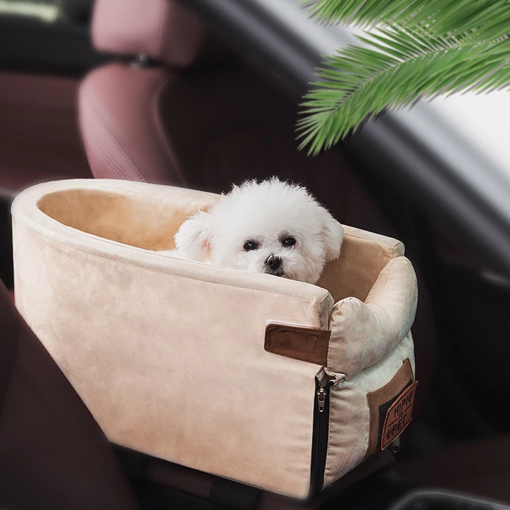 Snuggly-Safe Dog Car Seat
