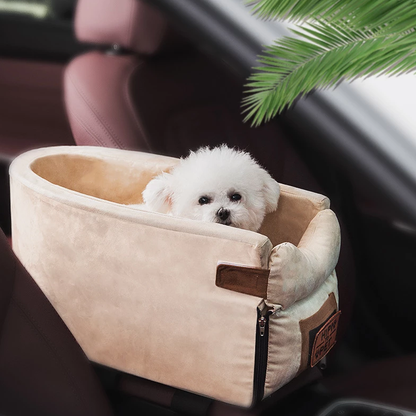 Snuggly-Safe Dog Car Seat