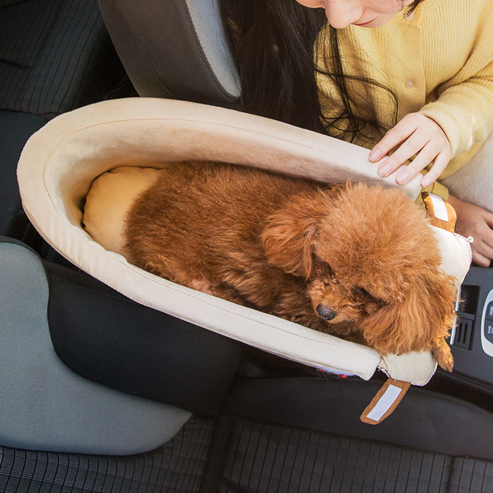 Snuggly-Safe Dog Car Seat