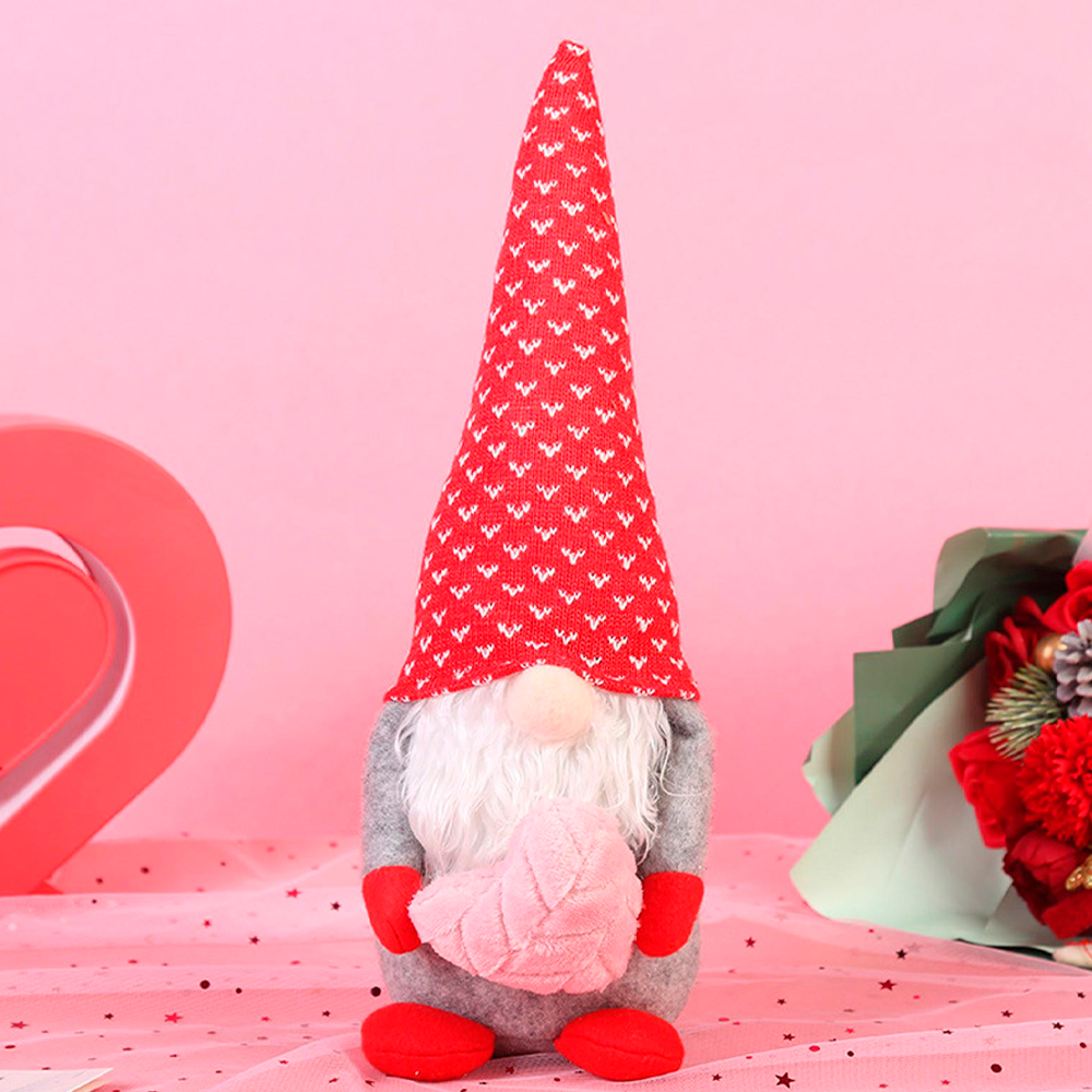 Valentine’s Day Faceless Doll Decoration