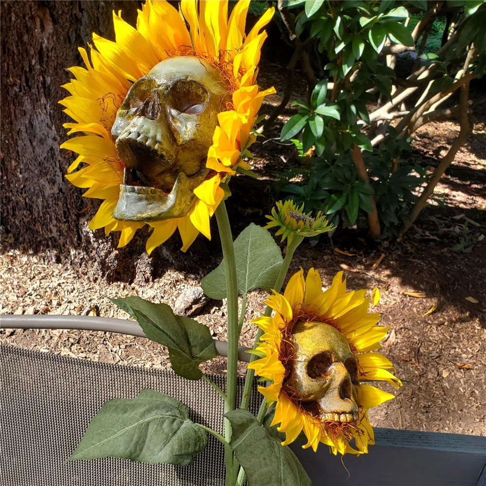 Skull Sunflower