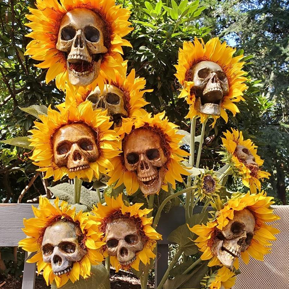 Skull Sunflower