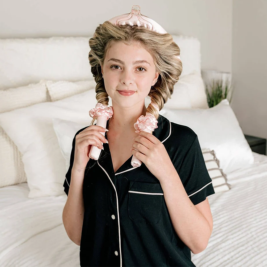 Silk Heatless Hair Curling Ribbon Kit – Perfect Gift for Effortless Silk Curls