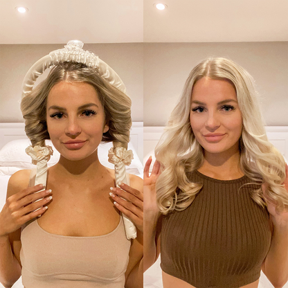 Silk Heatless Hair Curling Ribbon Kit – Perfect Gift for Effortless Silk Curls
