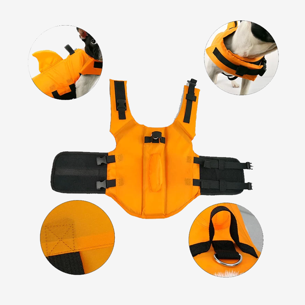 Shark Dog Safety Life Jacket