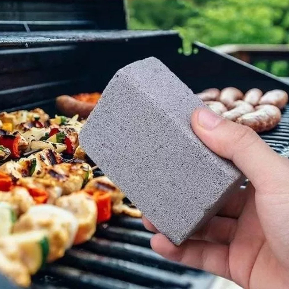 Grill Cleaning Brick – Commercial Grade Barbecue Grill Cleaner for BBQ, Griddle & Racks