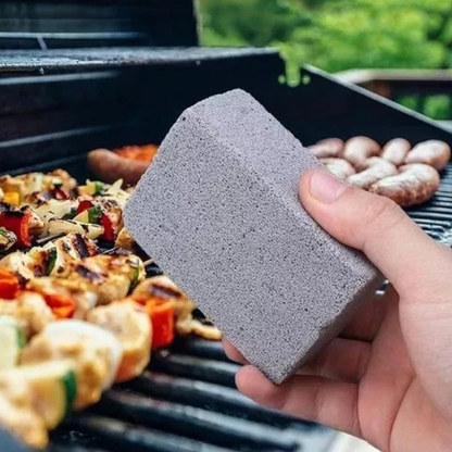 Grill Cleaning Brick – Commercial Grade Barbecue Grill Cleaner for BBQ, Griddle & Racks