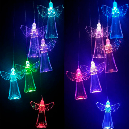 Solar Guardian Angel Wind Chime Light