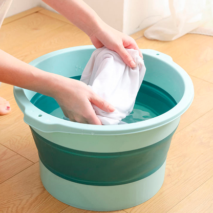 Foldable Foot Spa Bucket with Massage Base Portable Collapsible Foot Soak Tub