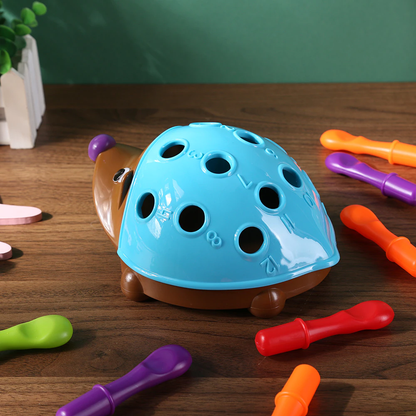 Montessori Hedgehog Color Sorting Educational Toddler Toy for Fine Motor Skills Development