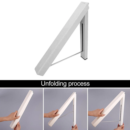 Foldable Wall-Mounted Laundry Hanger
