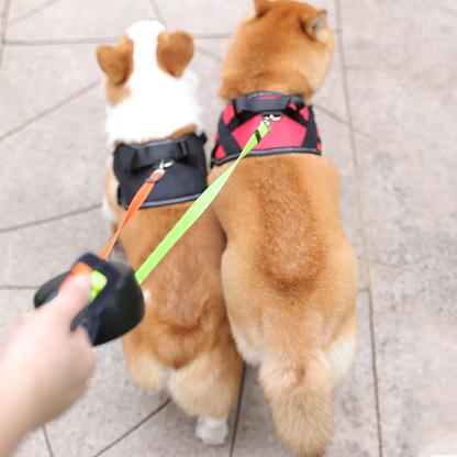 2 Dog Retractable Leash – Retractable Leash for Two Dogs
