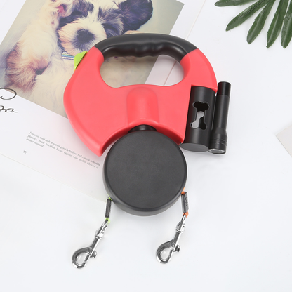 2 Dog Retractable Leash – Retractable Leash for Two Dogs