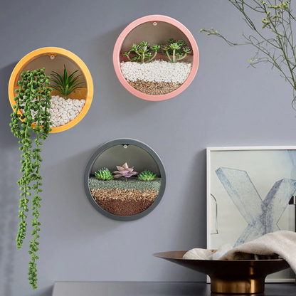 Orbicular Wall Plant Vase