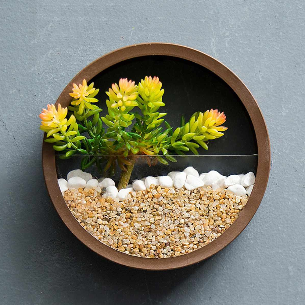 Orbicular Wall Plant Vase