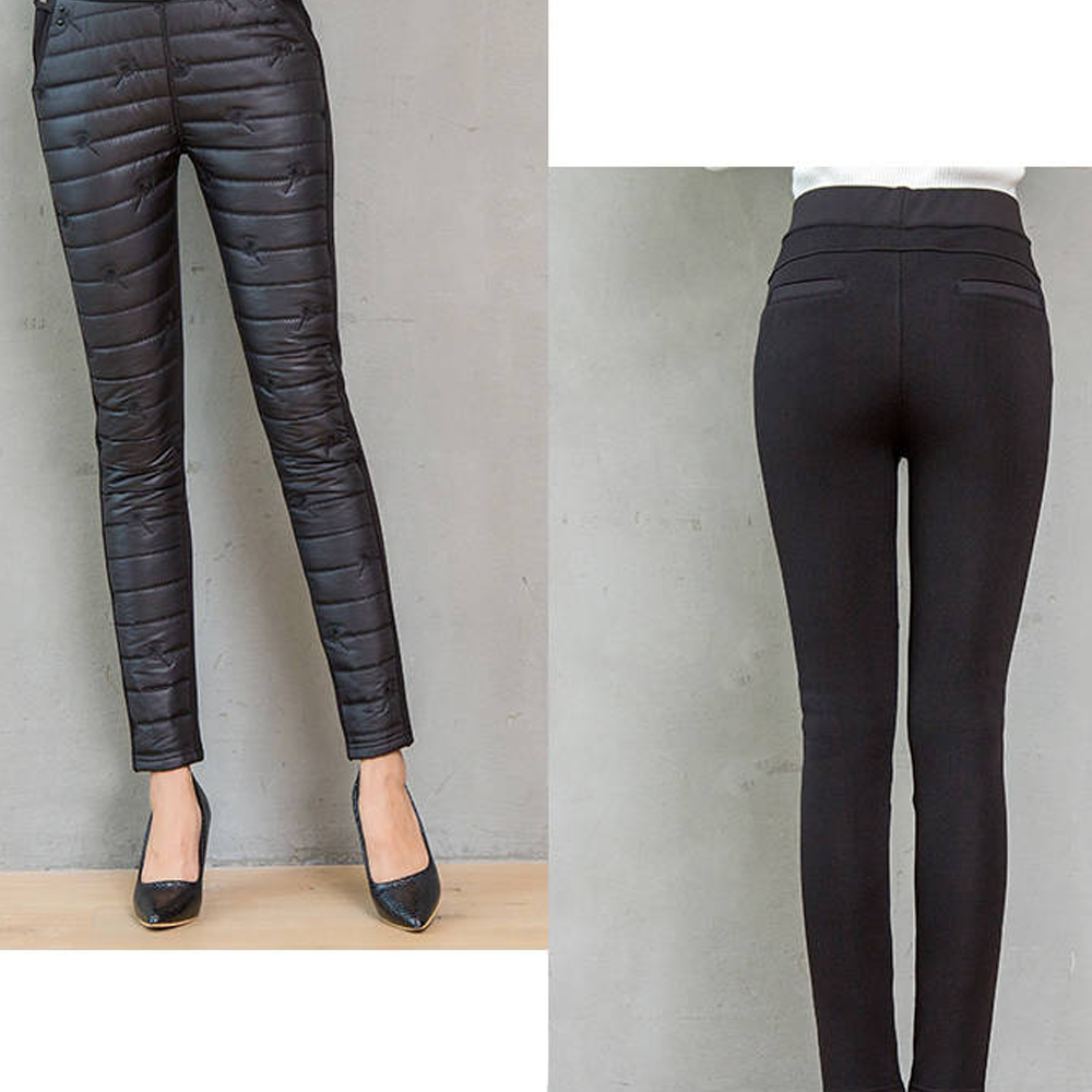 Women High Waist Down Pants - Warm & Stylish Gift for Her