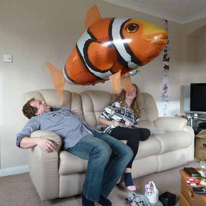 Remote Control Flying Shark & Clownfish Balloons - Ideal Gifts!