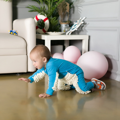 Adorably Funny Baby Mop Romper - Fun & Functional | Perfect Baby Shower Gift