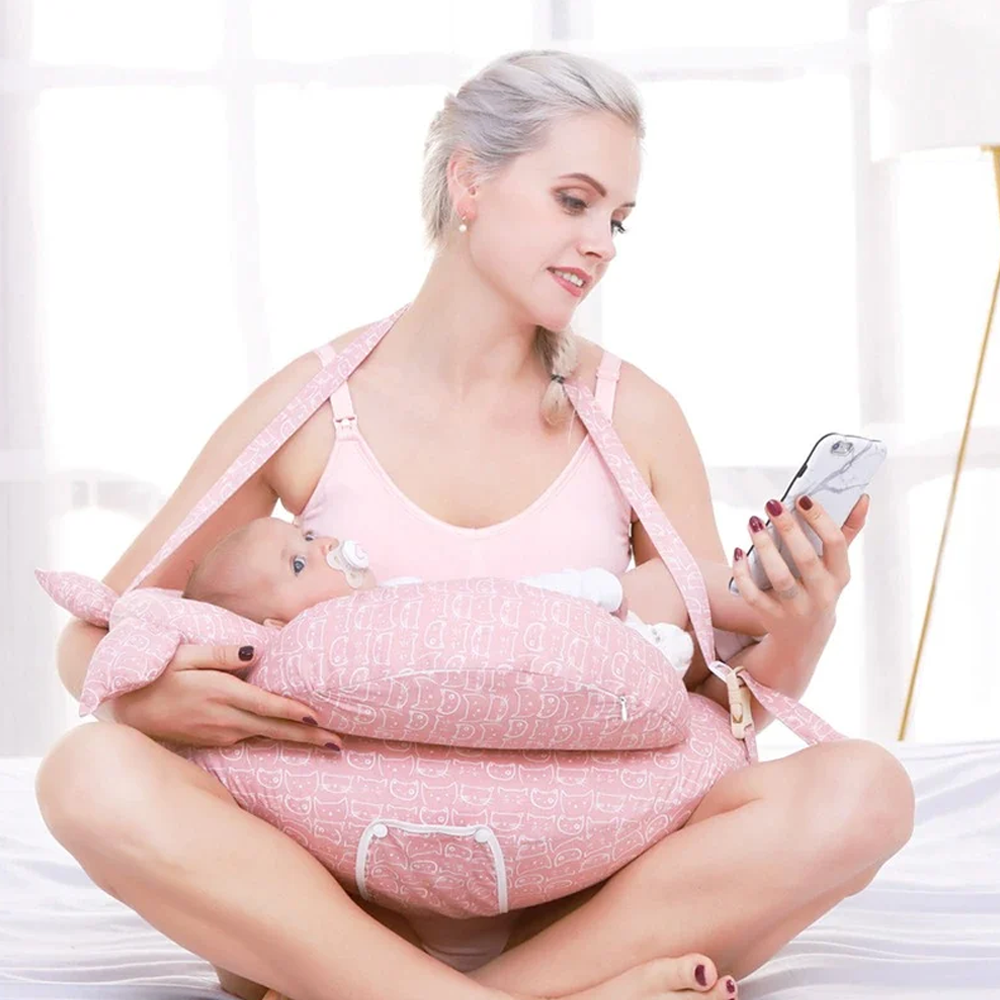 Nursing Pillow – Multi-Use Baby Feeding Cushion, Ideal Baby Shower & Newborn Gift