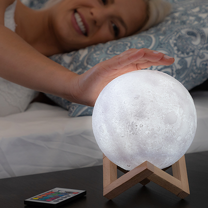 Beautiful 3D Lunar Moon Light Lamp | Moon Glow Decor