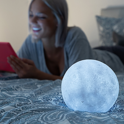 Beautiful 3D Lunar Moon Light Lamp | Moon Glow Decor