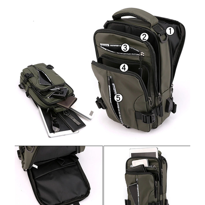 Lightweight Waterproof Crossbody Bag – Anti-Theft Gift for Travel