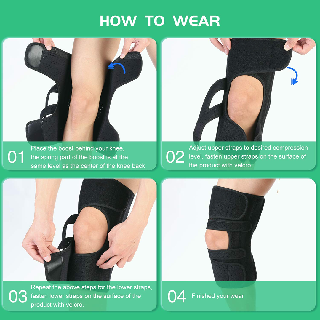Power Knee Stabilizer Pads for Pain Relief & Everyday Knee Support