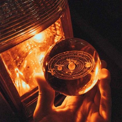 Engraved Solar System Sphere