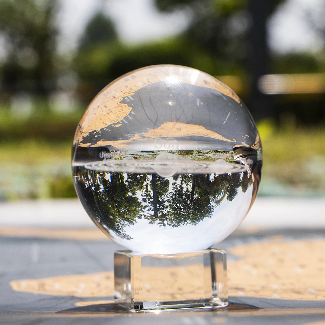 Engraved Solar System Sphere