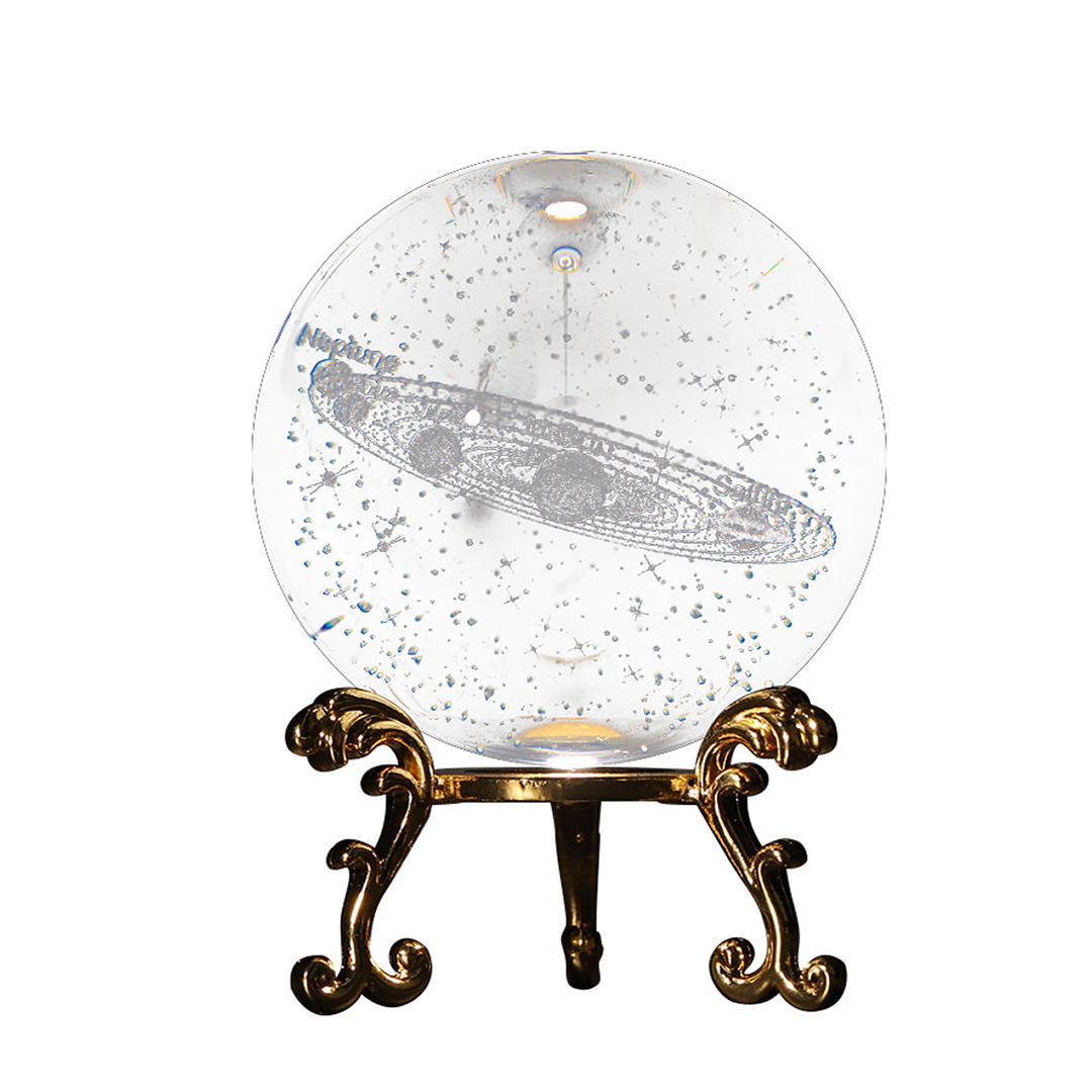 Engraved Solar System Sphere