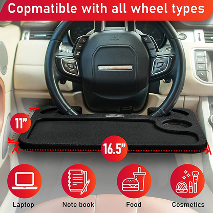 Car Steering Wheel Tray For Laptop & Food