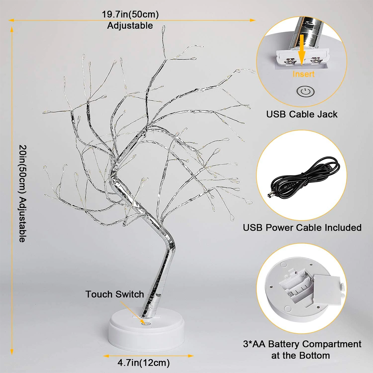 Spirit Fairy Light Tree Lamp