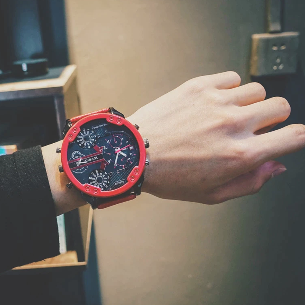 Oversized Dial Watches for Men and Women
