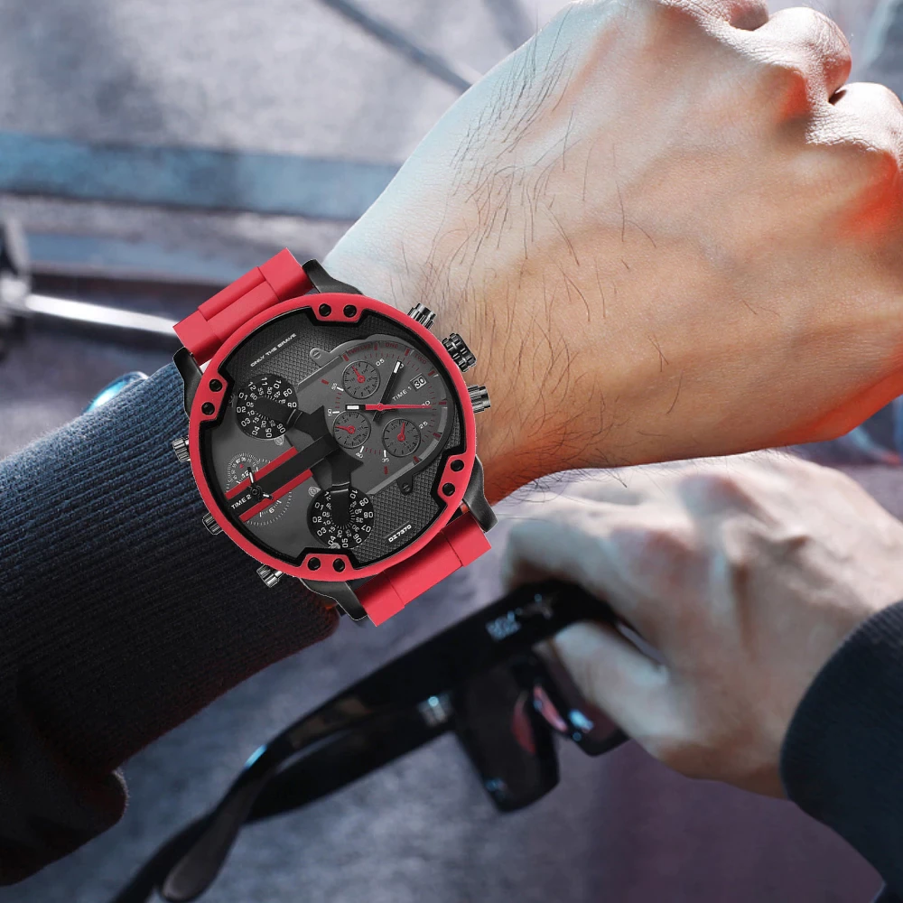 Oversized Dial Watches for Men and Women