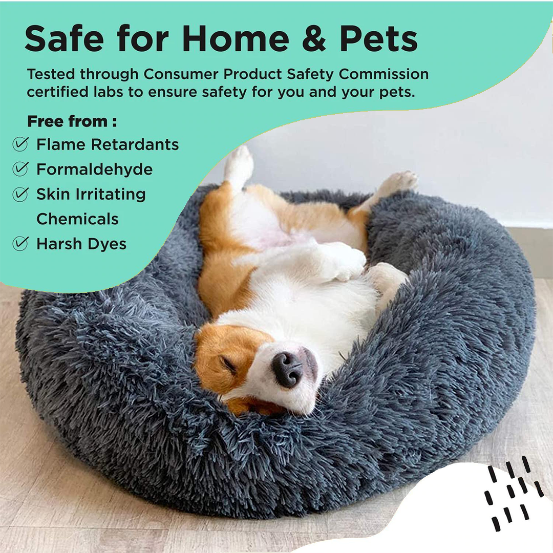 Comfy Faux Fur Pet Bed
